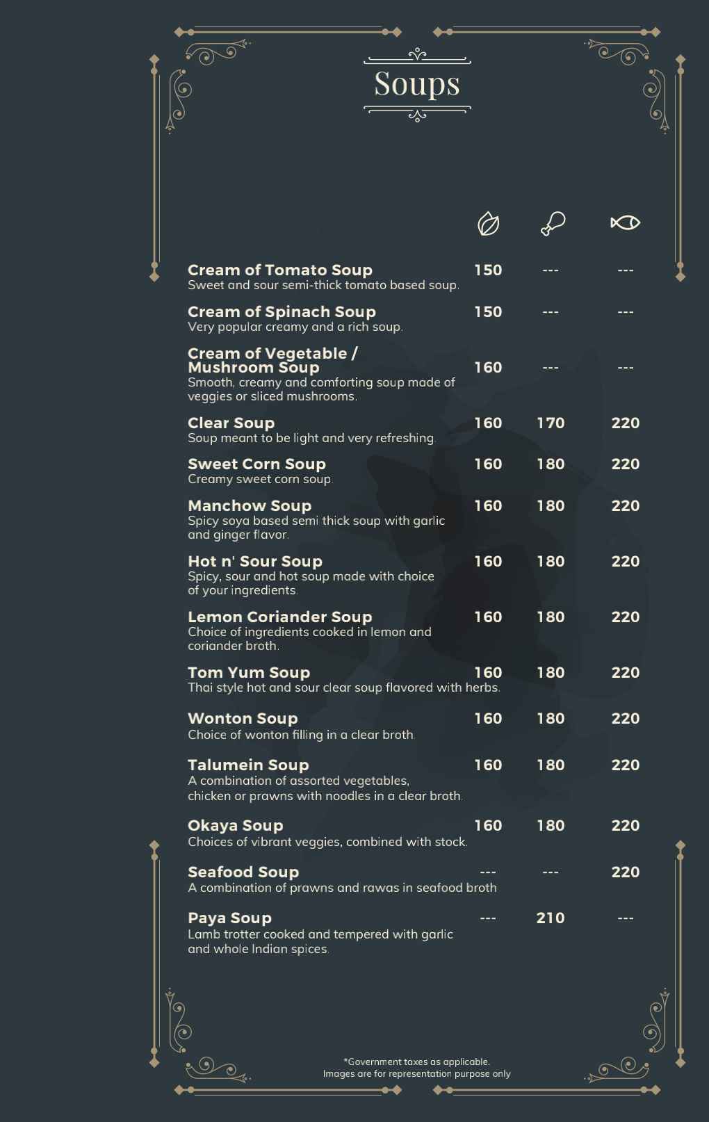 Food Menu Page 3