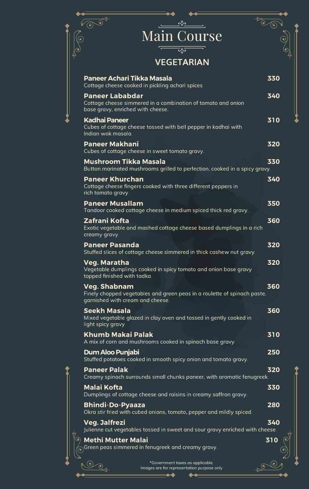 Food Menu Page 7