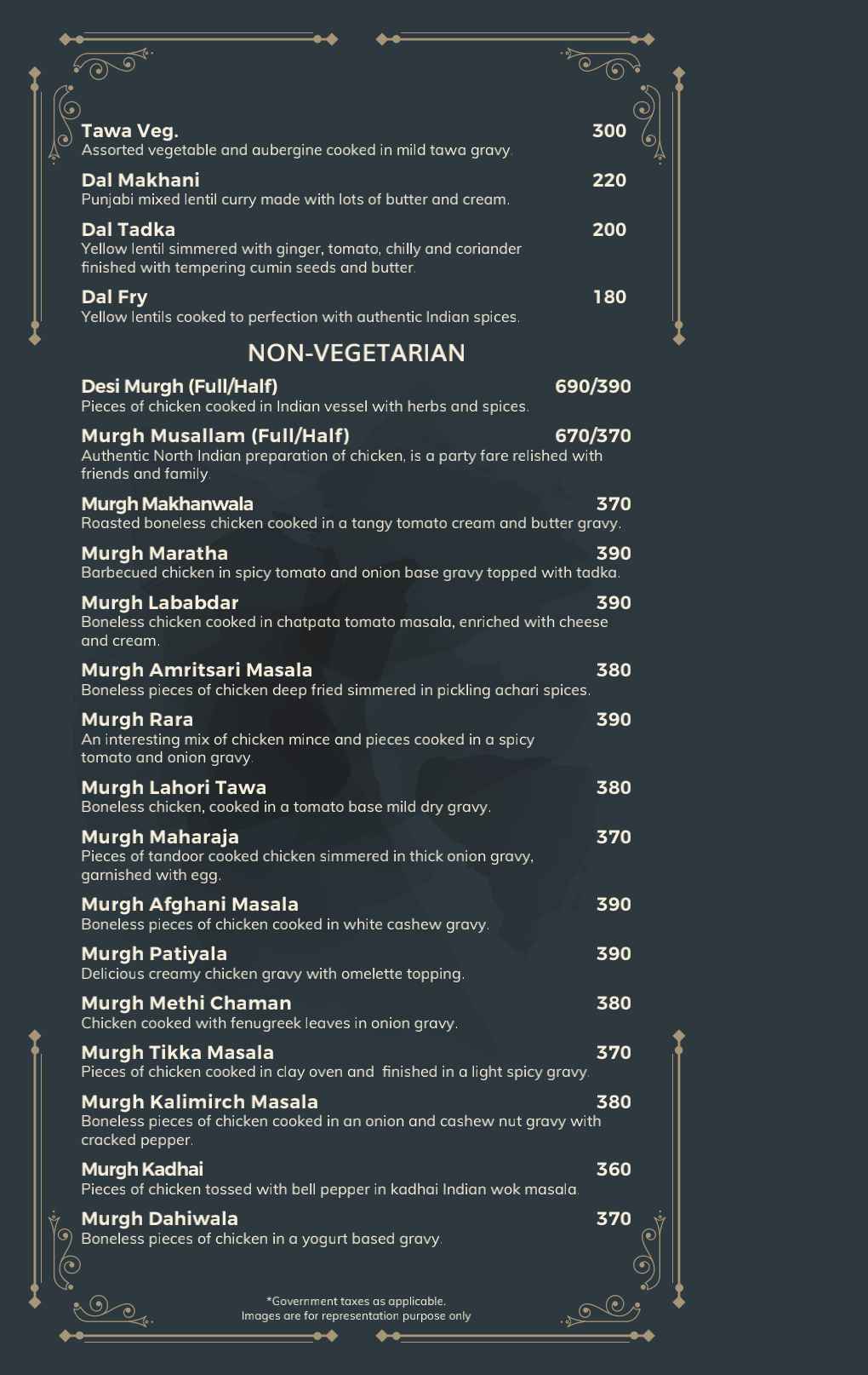 Food Menu Page 8